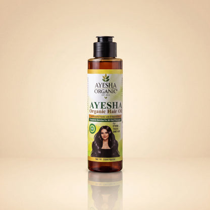 AYESHA Organic Herbal Hair Oil – 14 Herbs & 9 Natural Oils