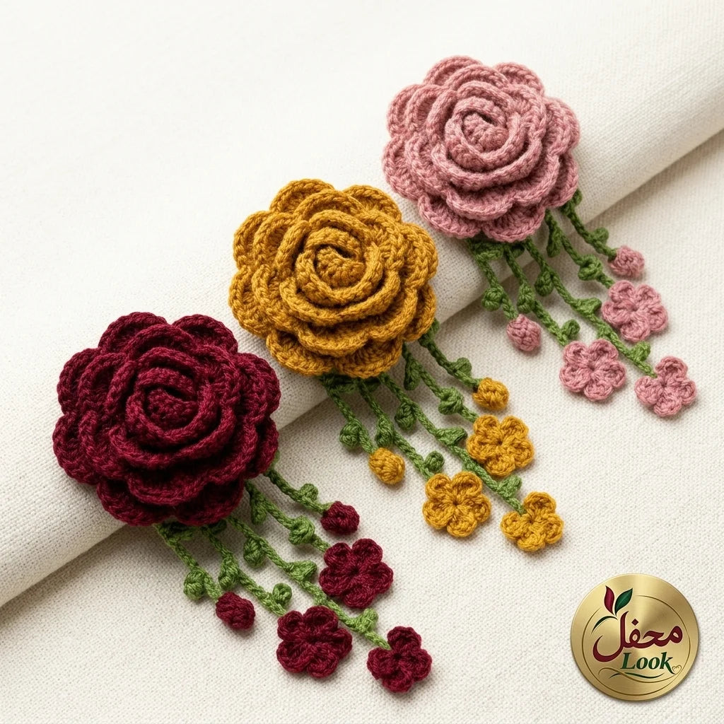 Crochet Hair Clip – Handmade Hair Accessory