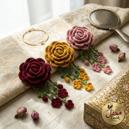 Crochet Hair Clip – Handmade Hair Accessory