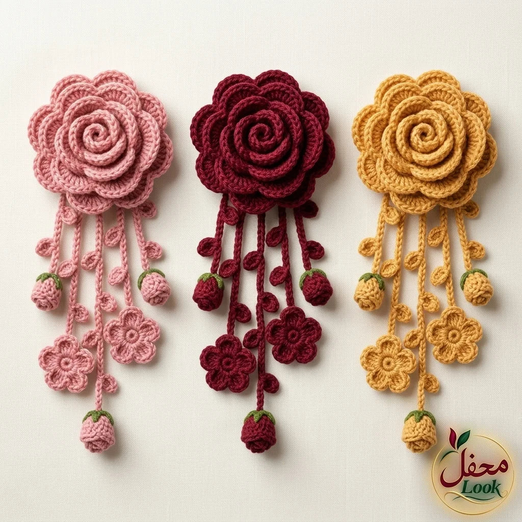 Crochet Hair Clip – Handmade Hair Accessory