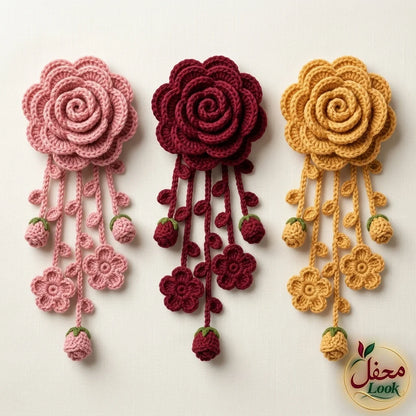 Crochet Hair Clip – Handmade Hair Accessory