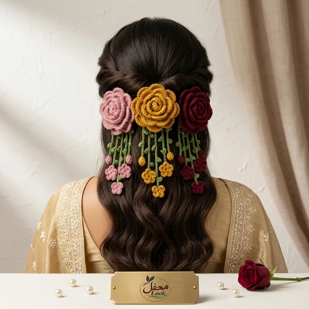 Crochet Hair Clip – Handmade Hair Accessory