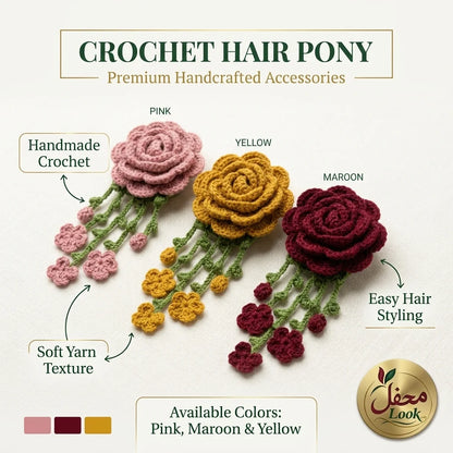 Crochet Hair Clip – Handmade Hair Accessory