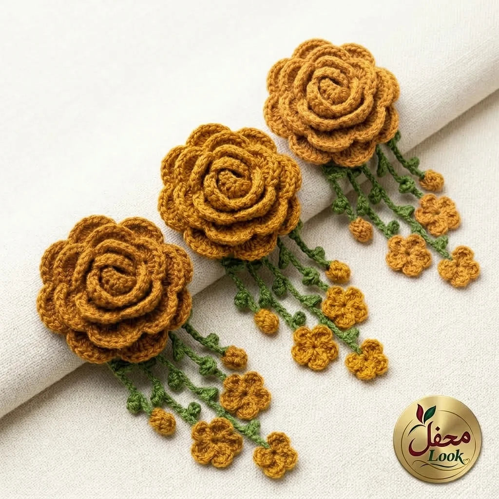 Crochet Hair Clip – Handmade Hair Accessory