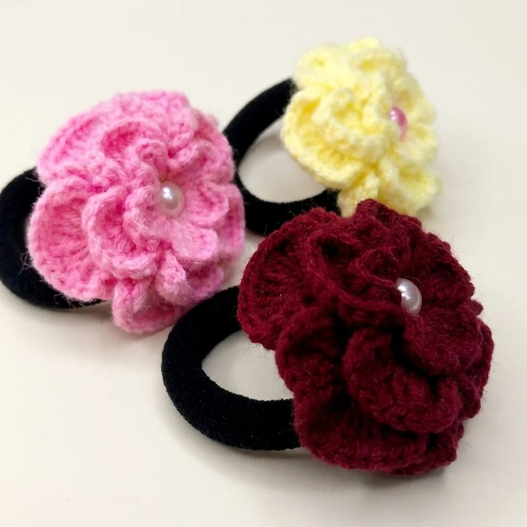 Crochet Hair Pony – for Girls & Women ( Pack of 3 )
