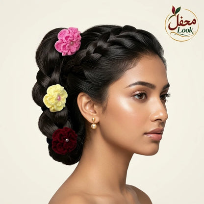 Crochet Hair Pony – for Girls & Women ( Pack of 3 )