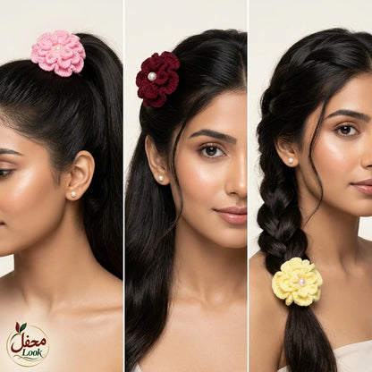 Crochet Hair Pony – for Girls & Women ( Pack of 3 )
