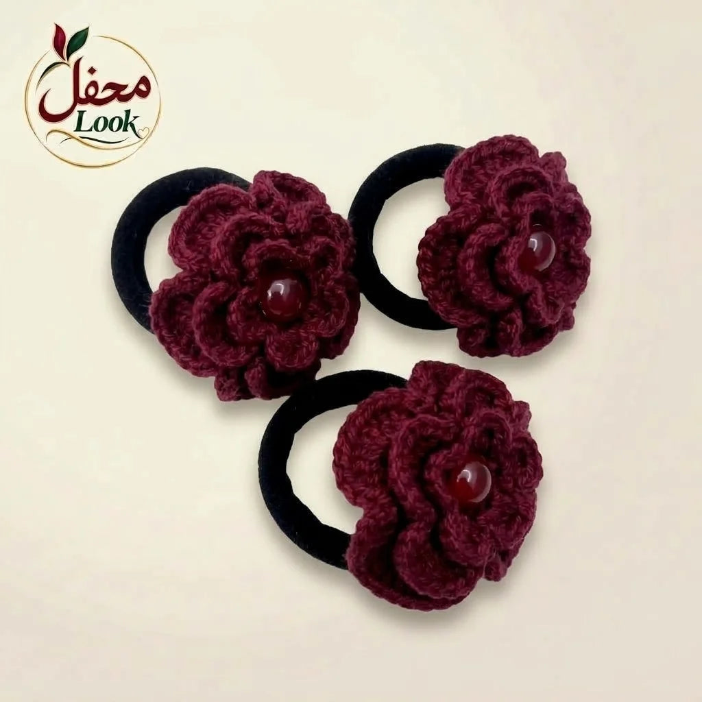 Crochet Hair Pony – for Girls & Women ( Pack of 3 )