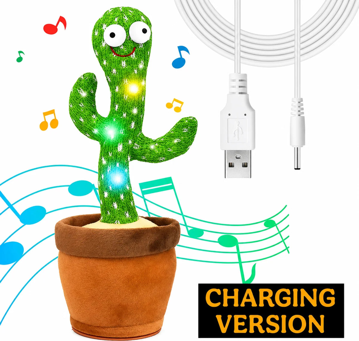 Cactus Plush Toy – Cute Dancing Cactus Toy for Kids