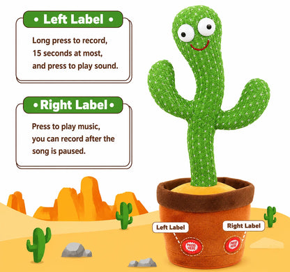 Cactus Plush Toy – Cute Dancing Cactus Toy for Kids